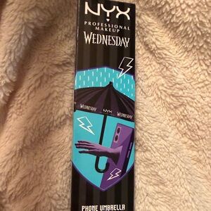 NYX Makeup Phone Wednesday Umbrella Cell Phone Attachment limited edition